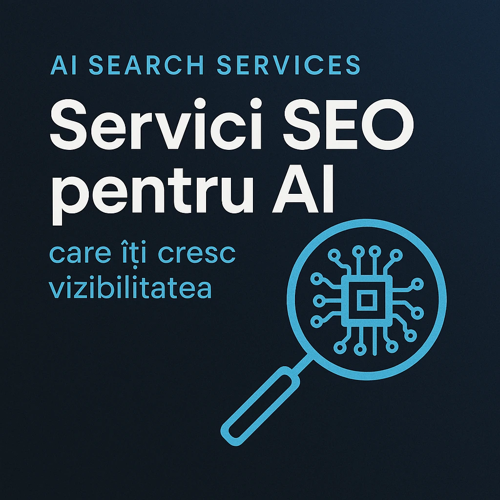 Servicii SEO pentru AI: tranziția de la SEO tradițional la GEO și optimizarea pentru ChatGPT, Perplexity, Google AI Overviews, Gemini, Claude